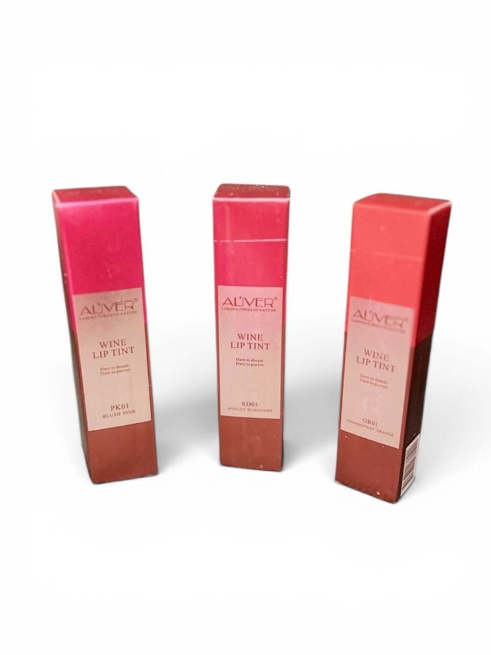 AL'IVER Wine Lip Tint Liquid Lipstick Set 3 Set!